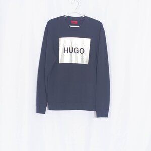 HUGO BOSS Men's Duragol Sweater in Navy Blue Size M